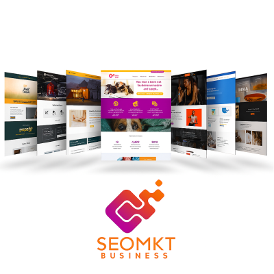 Sites desenvolvidos pela SeoMkt Business com foco em performance, design moderno e otimização para o Google.